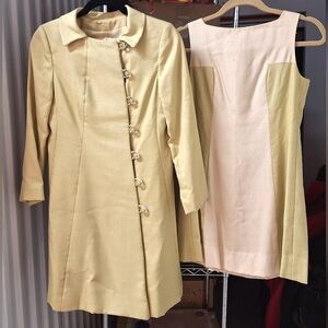 Mam’selle by Betty Carol | 1960s Vintage Suit Dress & Matching Coat